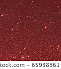 Red glitter background. 65938861