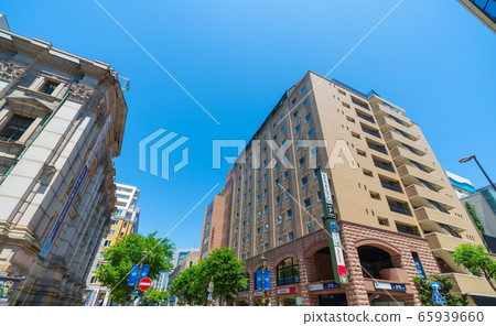 Yokohama cityscape in Japan View of Hotel Route Inn Yokohama Bashamichi facing Bashamichi 65939660