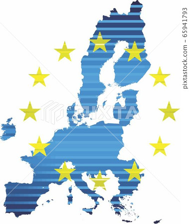 Shiny map of European Union Shiny map of European Union 65941793