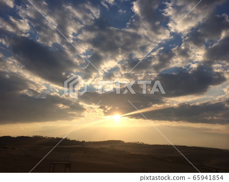 夕陽的風景 夕陽的風景 65941854