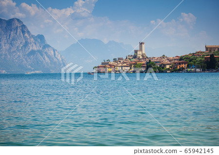 Malcesine town near lake Garda in Italy Malcesine town near lake Garda in Italy 65942145