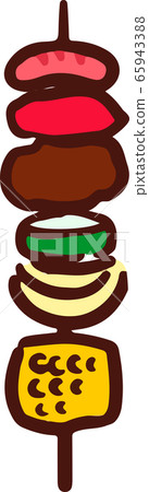 Barbecue skewers 65943388