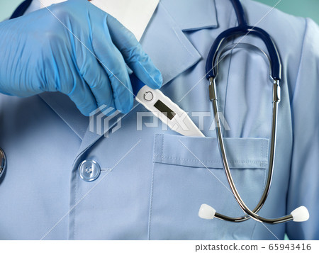 Doctor in professional medical suit and blue Doctor in professional medical suit and blue 65943416