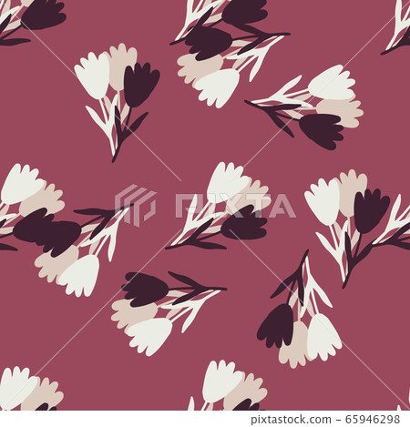 Vintage floral endless wallpaper. Romantic flowers Vintage floral endless wallpaper. Romantic flowers 65946298