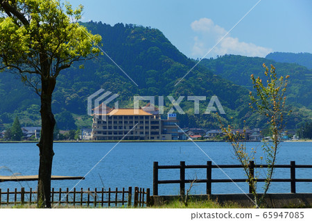 鳥取縣由里濱市多哥湖風光 65947085