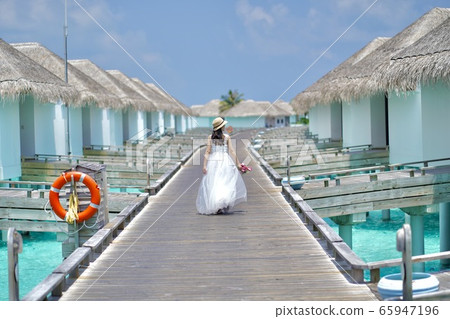 馬爾代夫水上別墅碼頭 65947196