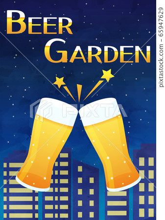 啤酒花園海報 65947629