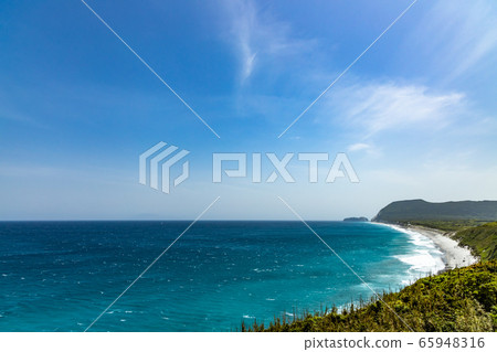 Niijima sandy beach Niijima sandy beach 65948316