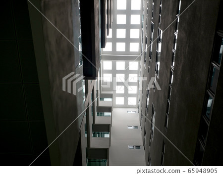 Looking up to the Daylight from the clerestory on Looking up to the Daylight from the clerestory on 65948905