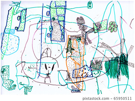 Drawing Abstract picturesque Drawing Abstract picturesque 65950511
