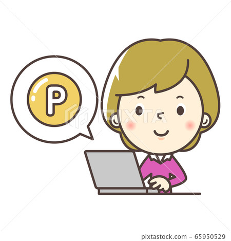 Person: Female A woman who checks points Person: Female A woman who checks points 65950529
