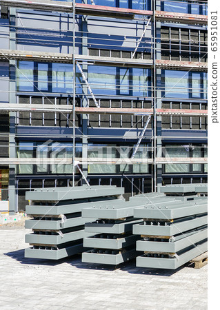 decorative house facade finishing panels on a 65951081