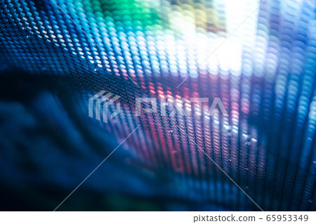 CloseUp LED blurred screen. LED soft focus CloseUp LED blurred screen. LED soft focus 65953349
