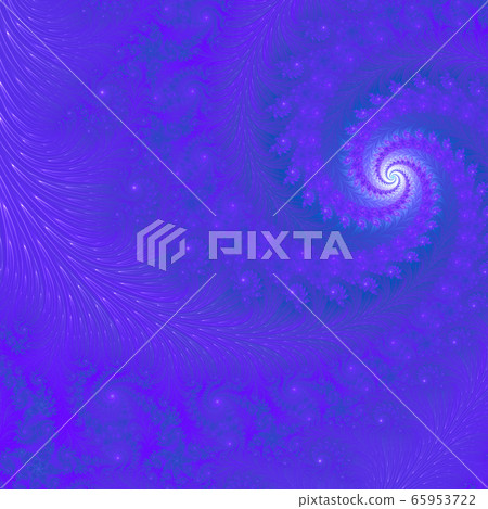 Beauty spiral fractal, light color floral wallpaper, universe, constelation,3d illustration, 3d rendering 65953722