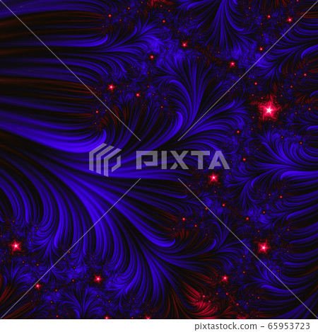 Blue fractal with pink star, beauty background, 3d illustration, 3d rendering Blue fractal with pink star, beauty background, 3d illustration, 3d rendering 65953723