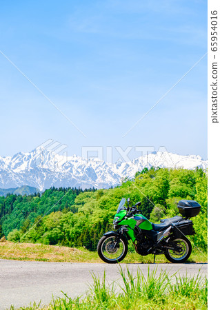 新鮮的綠色信州旅遊（從原中條村眺望北阿爾卑斯山） 65954016