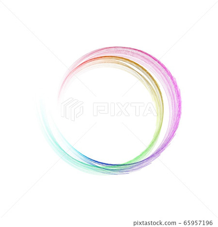 Abstract light circle 65957196