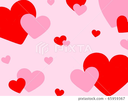 Heart pink red background 1 65959367