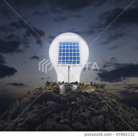 Ecological power and energy concept Ecological power and energy concept 65962112