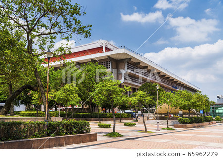 View of Taipei Main Station. Railway and metro station served by Taiwan High-Speed Rail, the Taiwan Railways Administration, and the Taipei Metro. 65962279