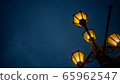 Street light at night 65962547