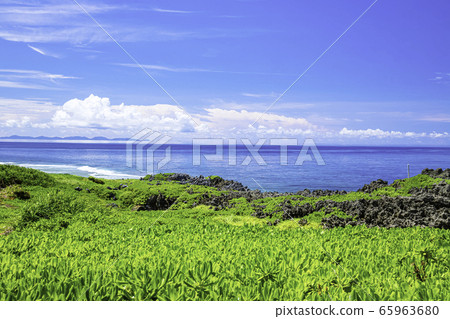 Superb view of the northernmost point of Okinawa main island Superb view of the northernmost point of Okinawa main island 65963680