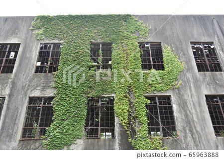 An old and beautiful building on Okunoshima in Hiroshima, Japan An old and beautiful building on Okunoshima in Hiroshima, Japan 65963888