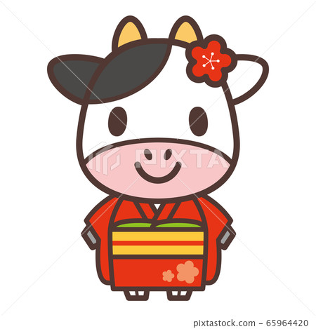 Kimono cow girl 01 65964420
