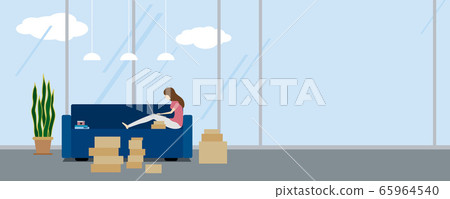 Online shopping design 65964540