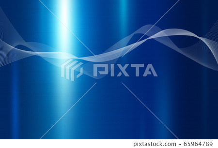 Blue metal texture background with line wave - Stock Illustration ...