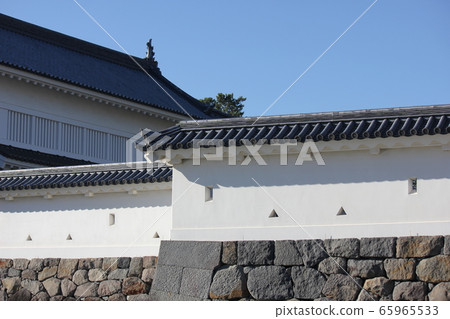 Odawara Castle in Spring 65965533