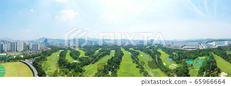 Golf course panorama Golf course panorama 65966664