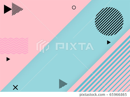 Abstract memphis background. Abstract memphis background. 65966865