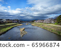 Kamo River in spring 65966874