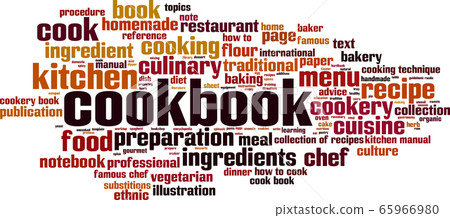 Cookbook word cloud Cookbook word cloud 65966980
