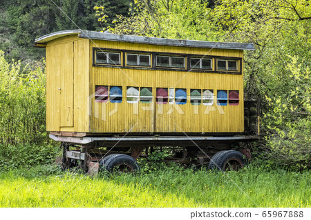 Mobile bee hive located in Low Tatras, Slovakia Mobile bee hive located in Low Tatras, Slovakia 65967888