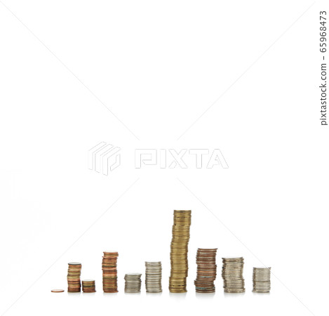 Stacks of coins Savings and finances Stacks of coins Savings and finances 65968473