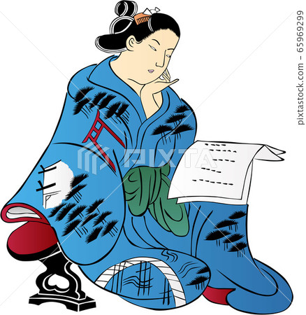 Ukiyoe Woman 63 65969299