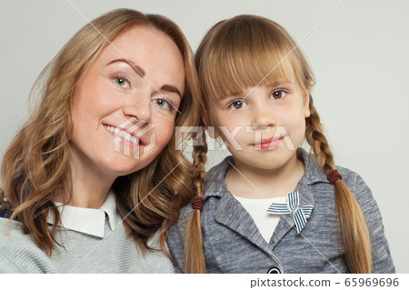 Happy family portrait. Happy mother and child Happy family portrait. Happy mother and child 65969696