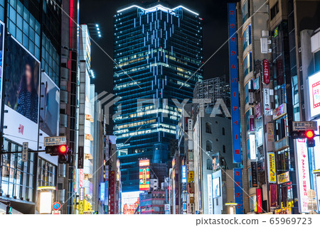 夜間澀谷城市景觀夜景(東京澀谷區)攝於2020年5月 夜間澀谷城市景觀夜景(東京澀谷區)攝於2020年5月 65969723