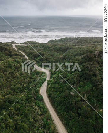 New Zealand coastline New Zealand coastline 65970246