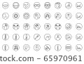 35 clear vector linear icons about healthcare and 65970961