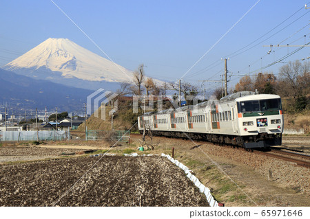 Limited express Odoriko: Series 185 train (on the Sunzu Line) Limited express Odoriko: Series 185 train (on the Sunzu Line) 65971646