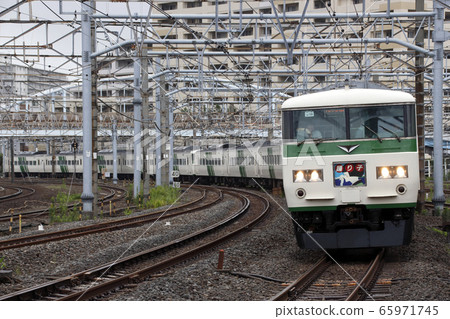 Temporary limited express dancer: Series 185 train (12-car train) Temporary limited express dancer: Series 185 train (12-car train) 65971745