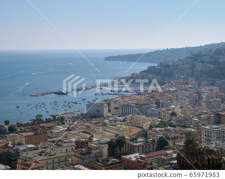 Panorama of the coast of Naples. Panorama of the coast of Naples. 65971983