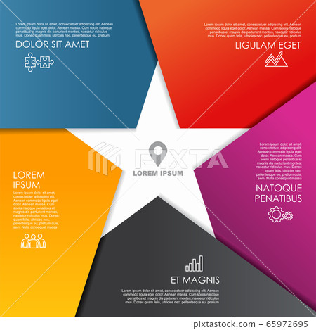 Infographic design template with place for your data. Vector illustration. Infographic design template with place for your data. Vector illustration. 65972695