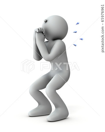 字符，白色背景，請手的3D翻譯 65976961