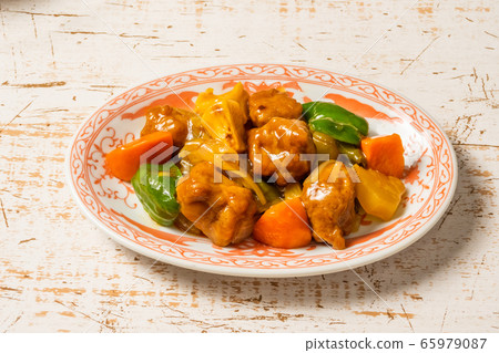 糖醋排骨中國食品糖醋排骨 65979087