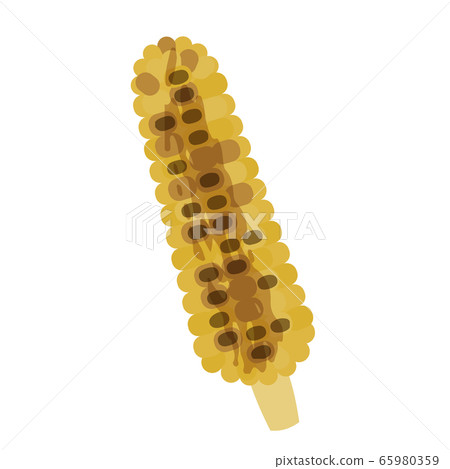 Vector illustration of roasted corn 65980359