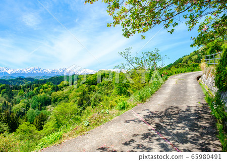 從前中城村眺望北阿爾卑斯山 從前中城村眺望北阿爾卑斯山 65980491